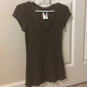 Olive Green BCBGMaxAzria Knit Tee